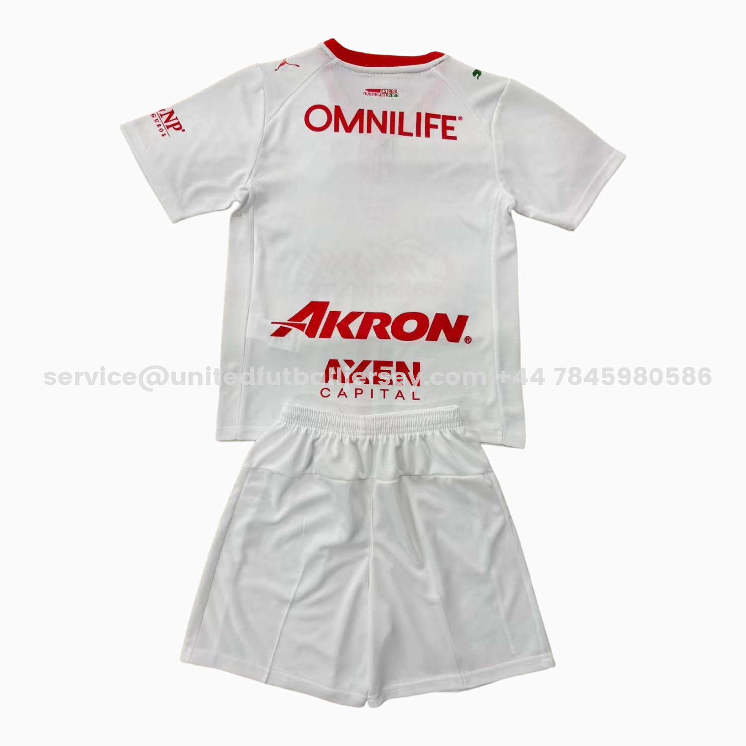 unitedfutballjersey-Chivas de Guadalajara 25-26 Away White Men's Adult Jersey Set - Fans Version