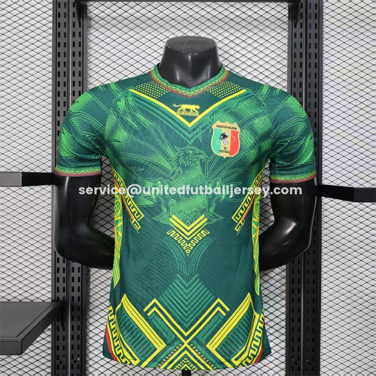 unitedfutballjersey-Mali 2026 Eagle Green Jersey - Player Version