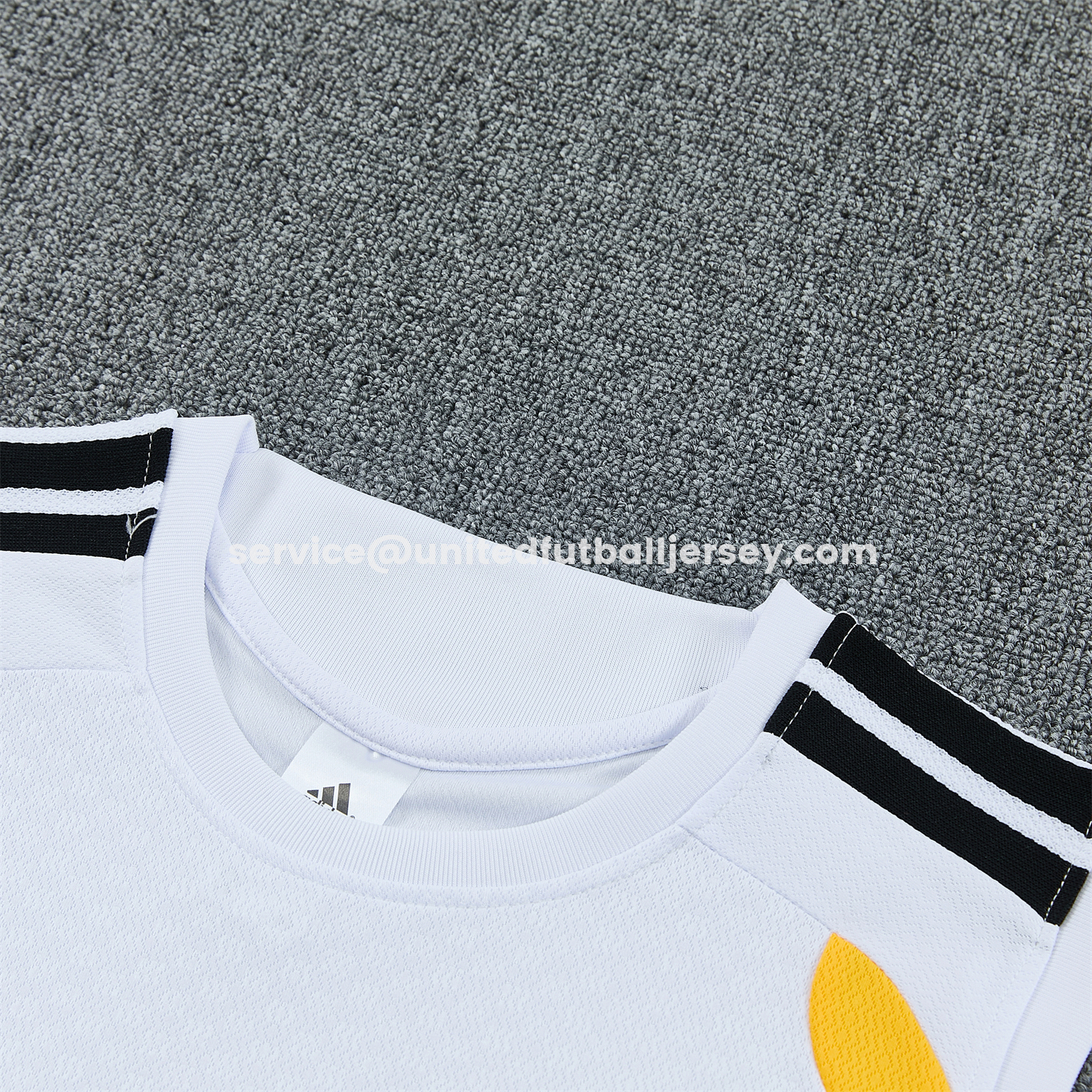 unitedfutballjersey-Germany 2026 Vest Training Set - White Vest and Black Shorts