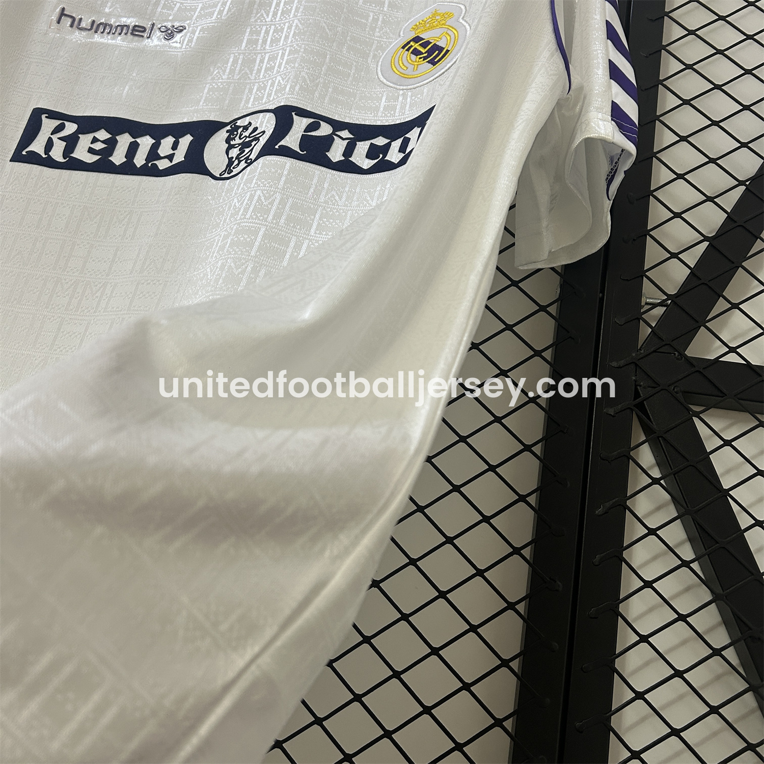 unitedfutballjersey-Retro Real Madrid 1989-90 Home Jersey