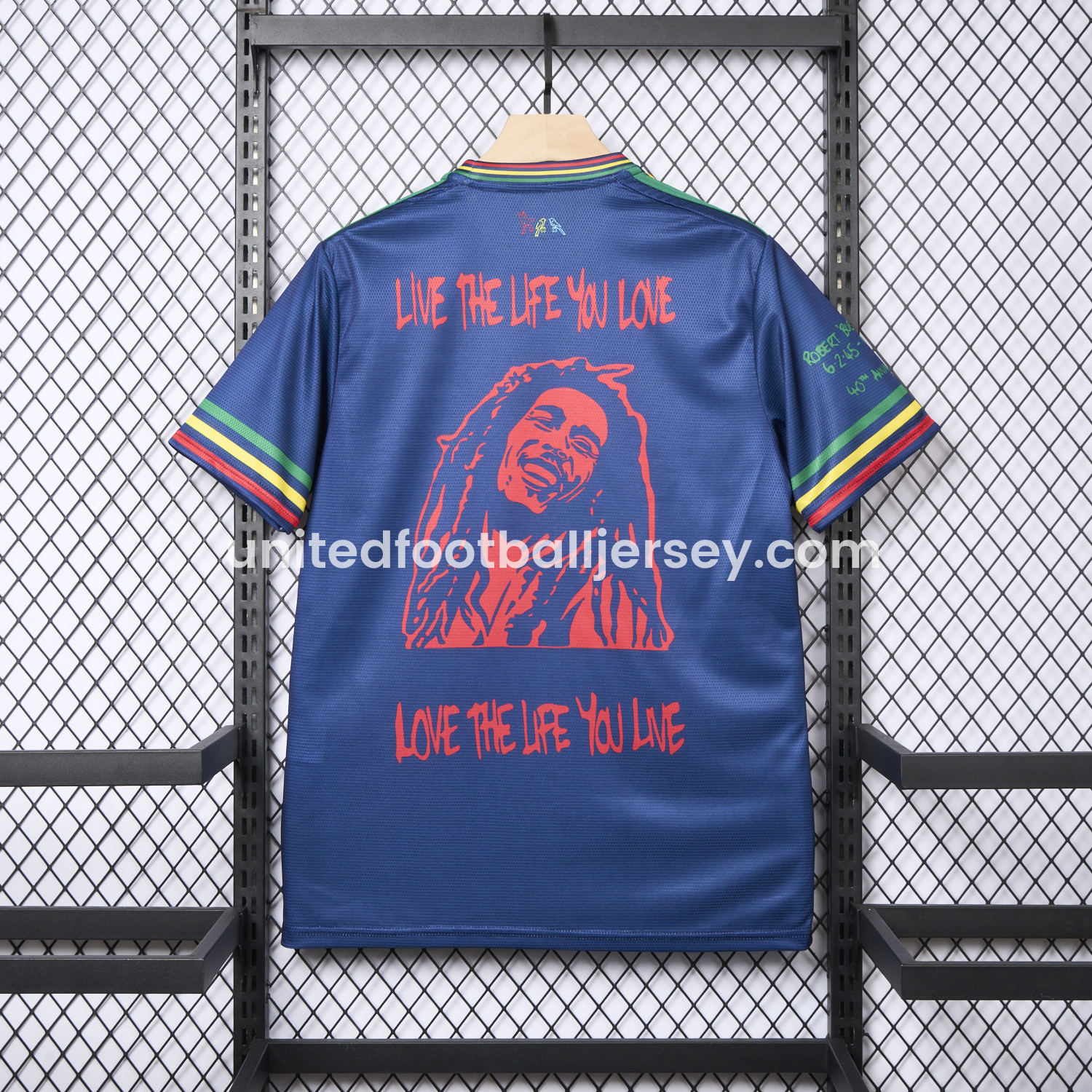 unitedfutballjersey-Ajax x B-O-B Marly 2025-26 40th Blue Special Edition Jersey - Fans Version