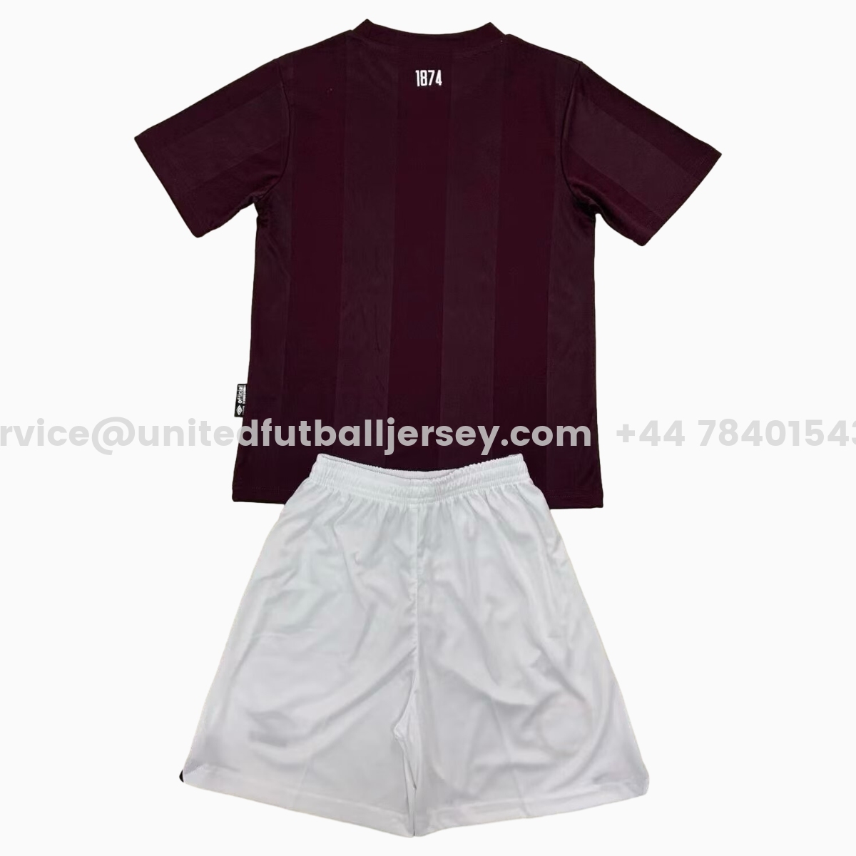 unitedfutballjersey-Hearts Heart of Midlothian 24-25 Home Kids Kit