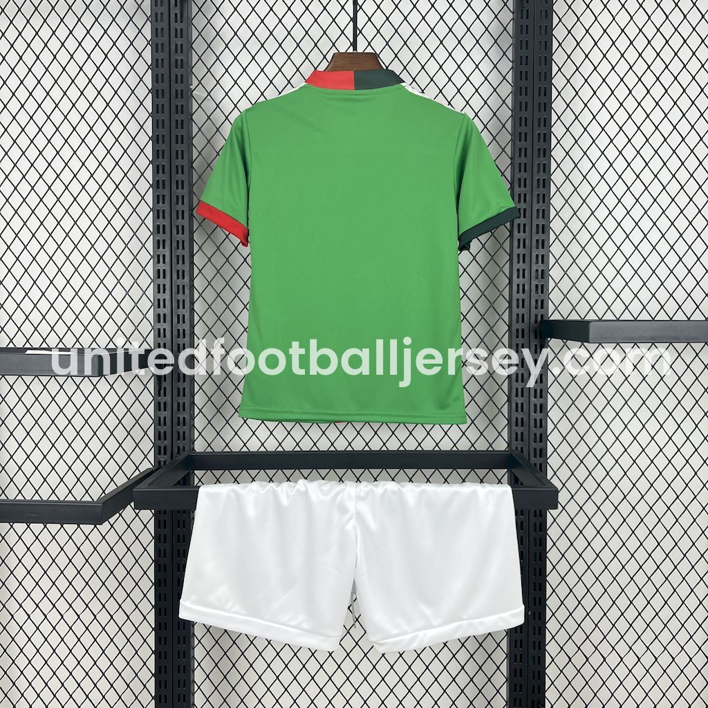 unitedfutballjersey-Mexico 25-26 Home Kids Kit