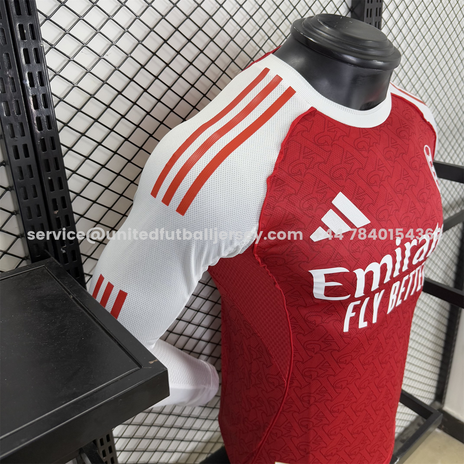 unitedfutballjersey-Arsenal 25-26 Home Long Sleeves Jersey - Player Version