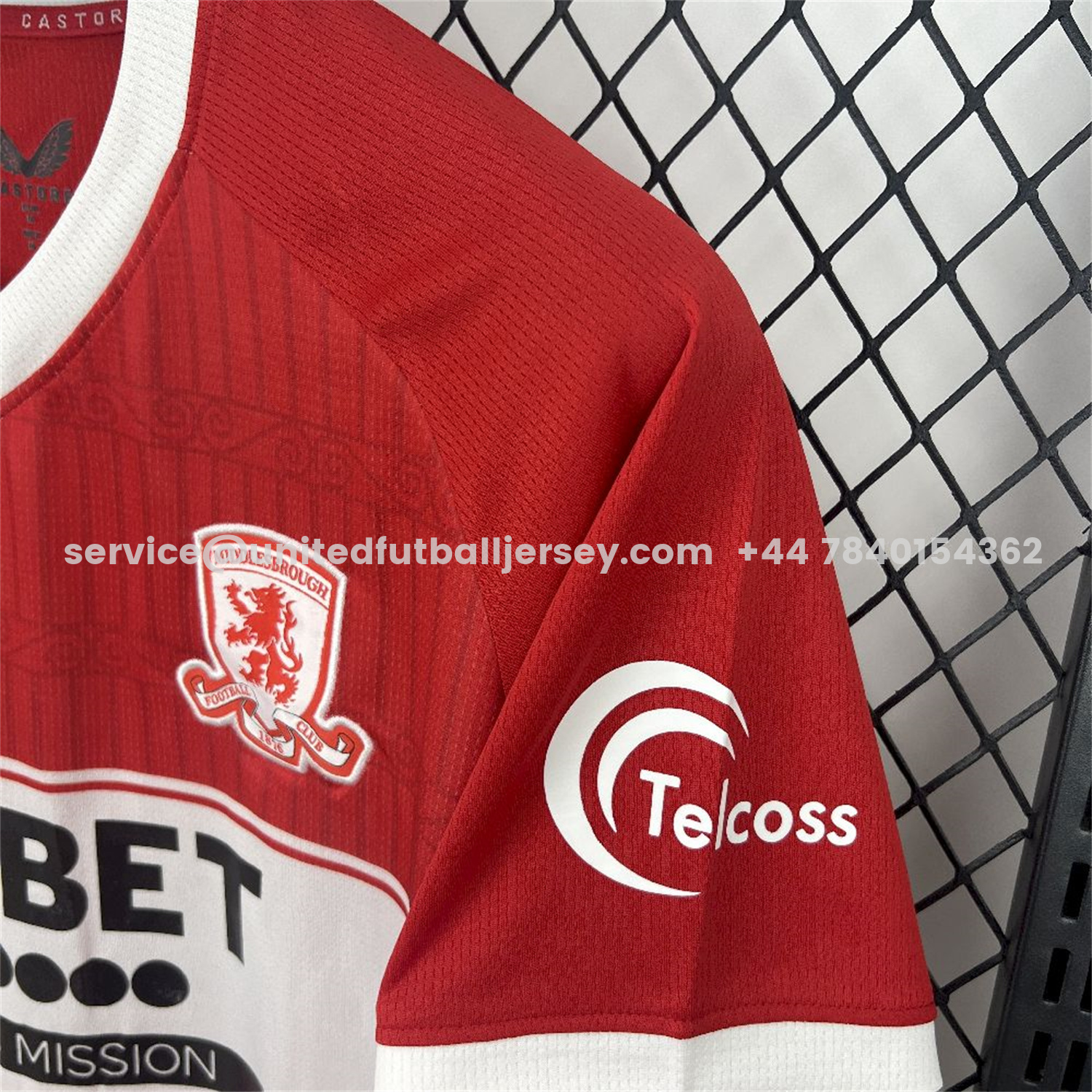 unitedfutballjersey-Middlesbrough 25-26 Home Jersey - Fans Version