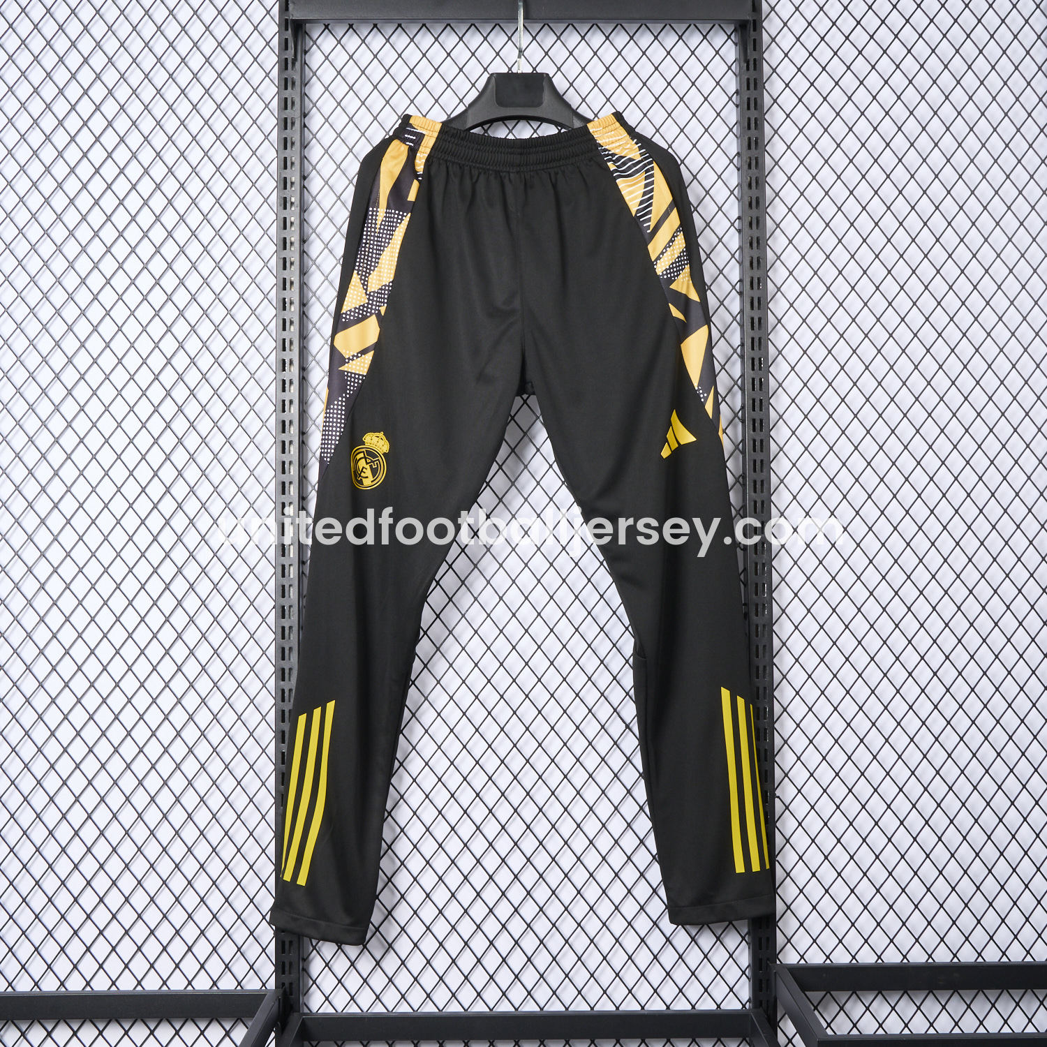 unitedfutballjersey-Real Madrid 24-25 Black Training Pants - Player Version