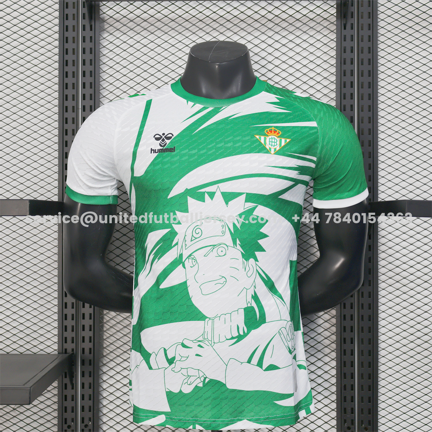 unitedfutballjersey-Real Betis 25-26 NARUTO Special Edition Jersey - Player Version