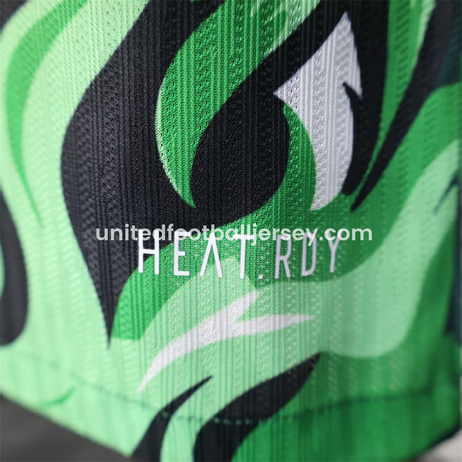 unitedfutballjersey-Liver.pool 25-26 Green Dragon and Fire Special Jersey - Player Version