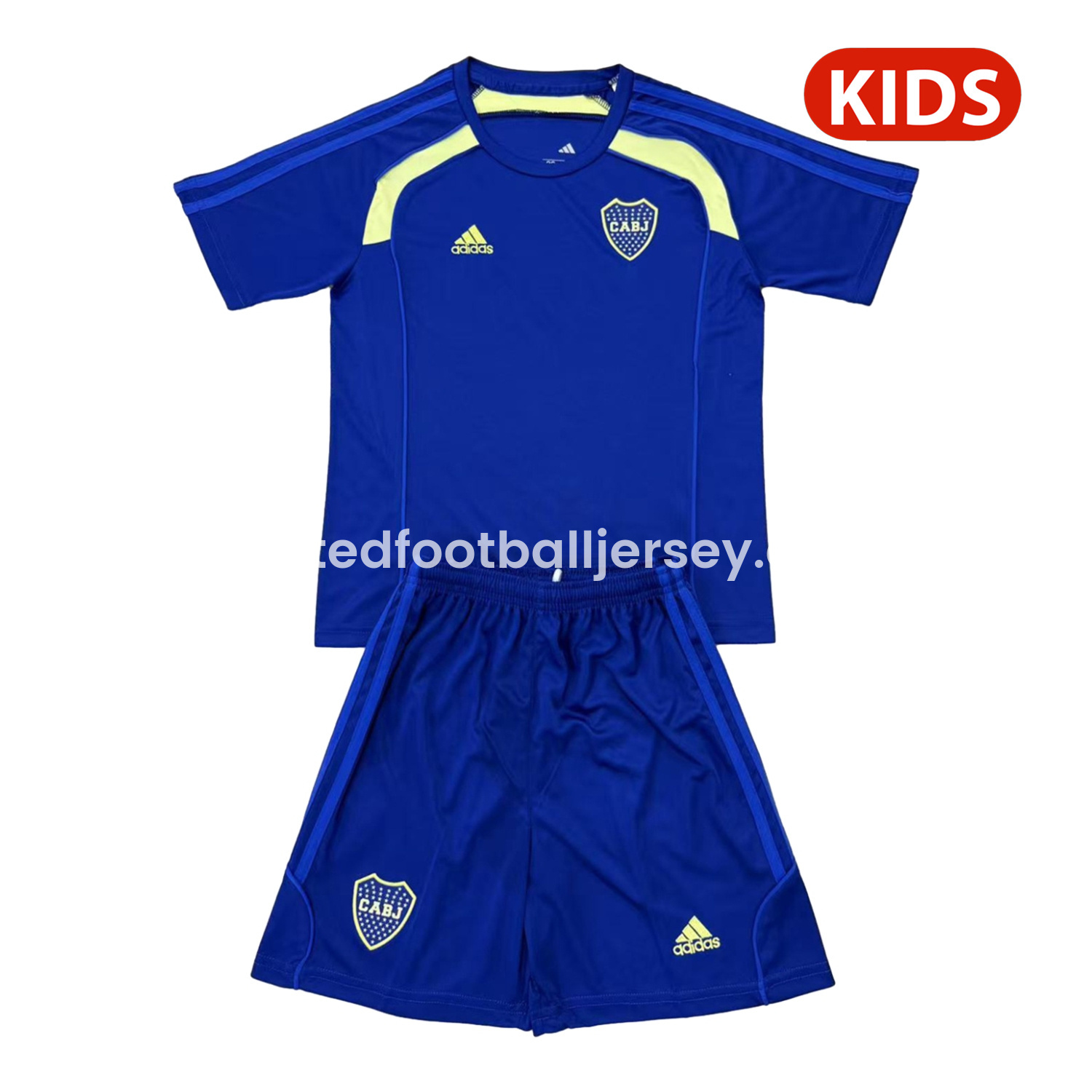 unitedfutballjersey-Boca Juniors 25-26 Urban Purist Throwback Blue Kids Kit