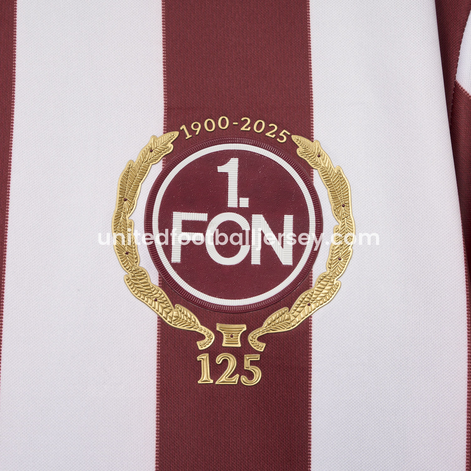 unitedfutballjersey-Nürnberg 24-25 125-Year Anniversary Jersey With Sponsors - Fans Version