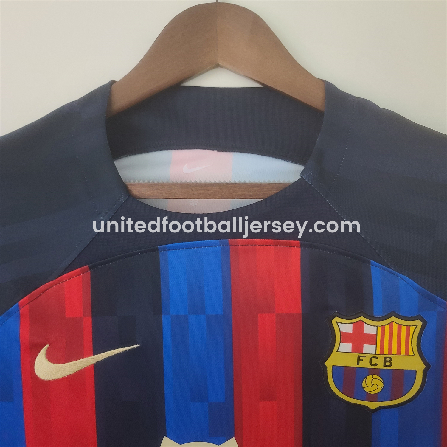 unitedfutballjersey-Retro Barcelona 22-23 Owl Sponsor Home Jersey