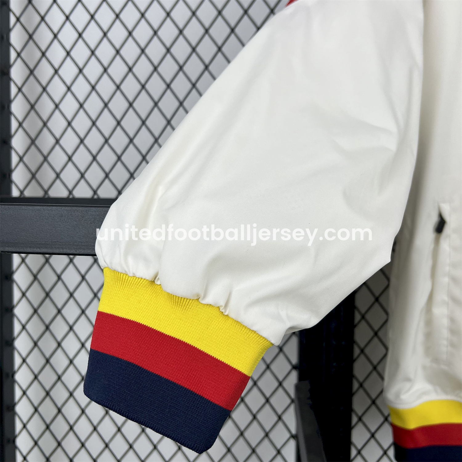 unitedfutballjersey-Retro Barcelona 1994-95 Player Windbreaker - White