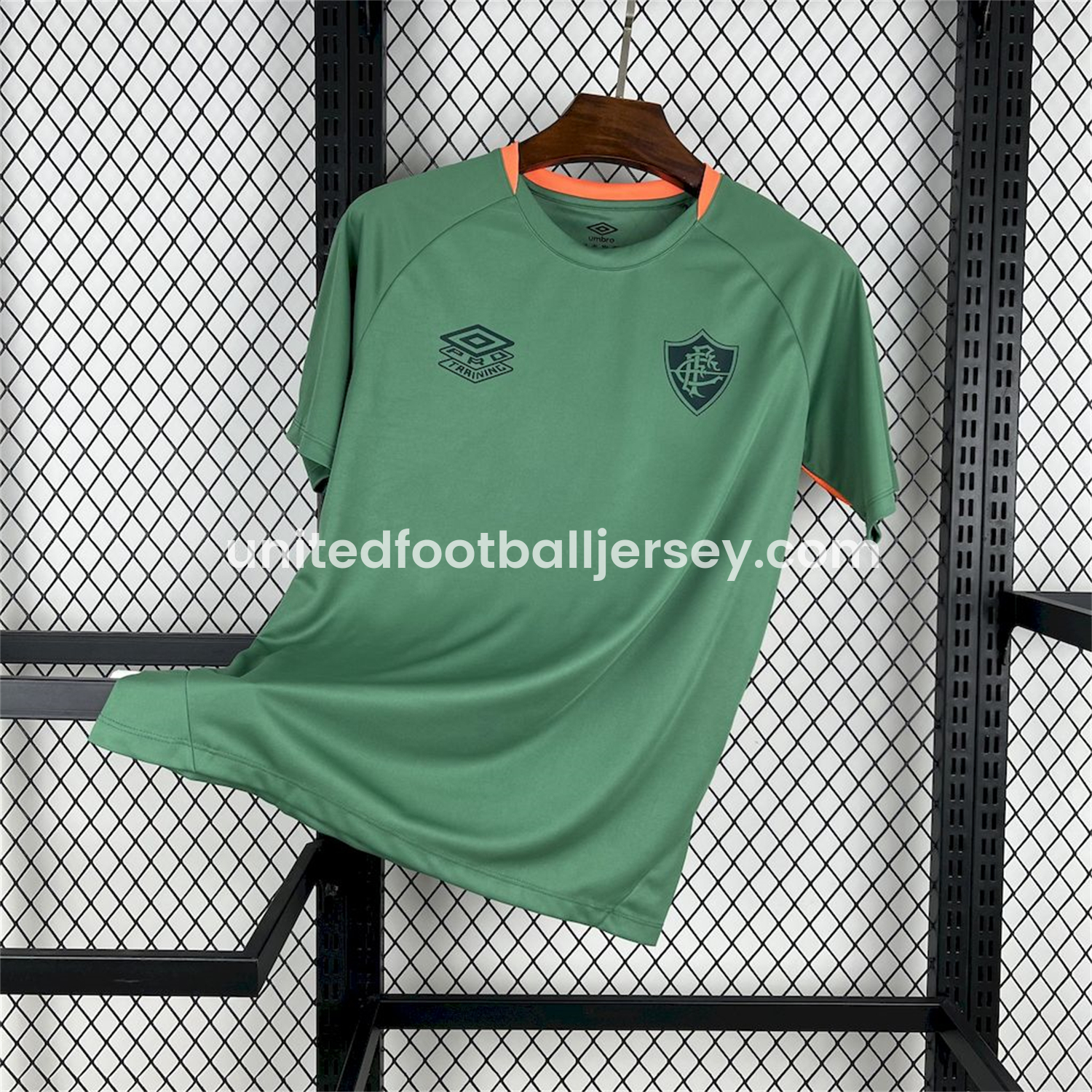 unitedfutballjersey-Fluminense 25-26 Green Training Jersey - Fans Version