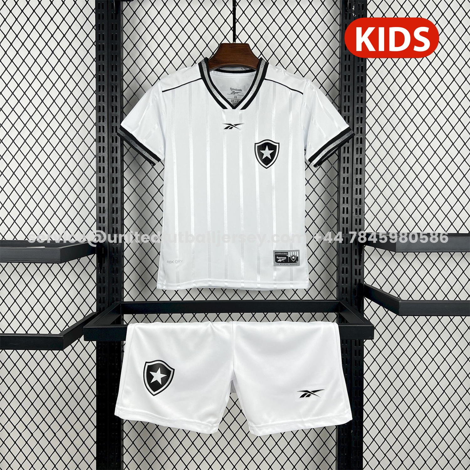 unitedfutballjersey-Botafogo 25-26 Third Unsponsored Kids Kit