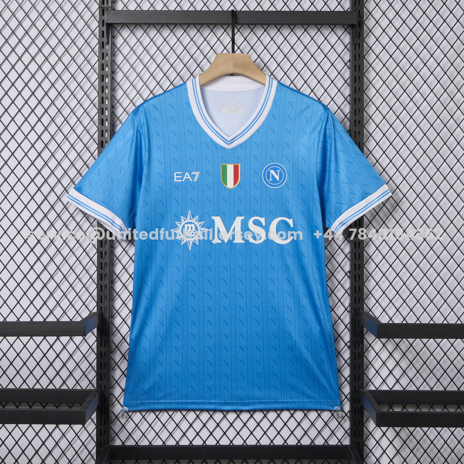 unitedfutballjersey-Napoli 25-26 Home Jersey - Fans Version