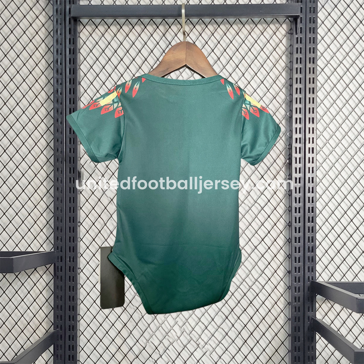 unitedfutballjersey-Mexico 2025 Gold Cup Golden Eagle Green Baby Crawling Suit