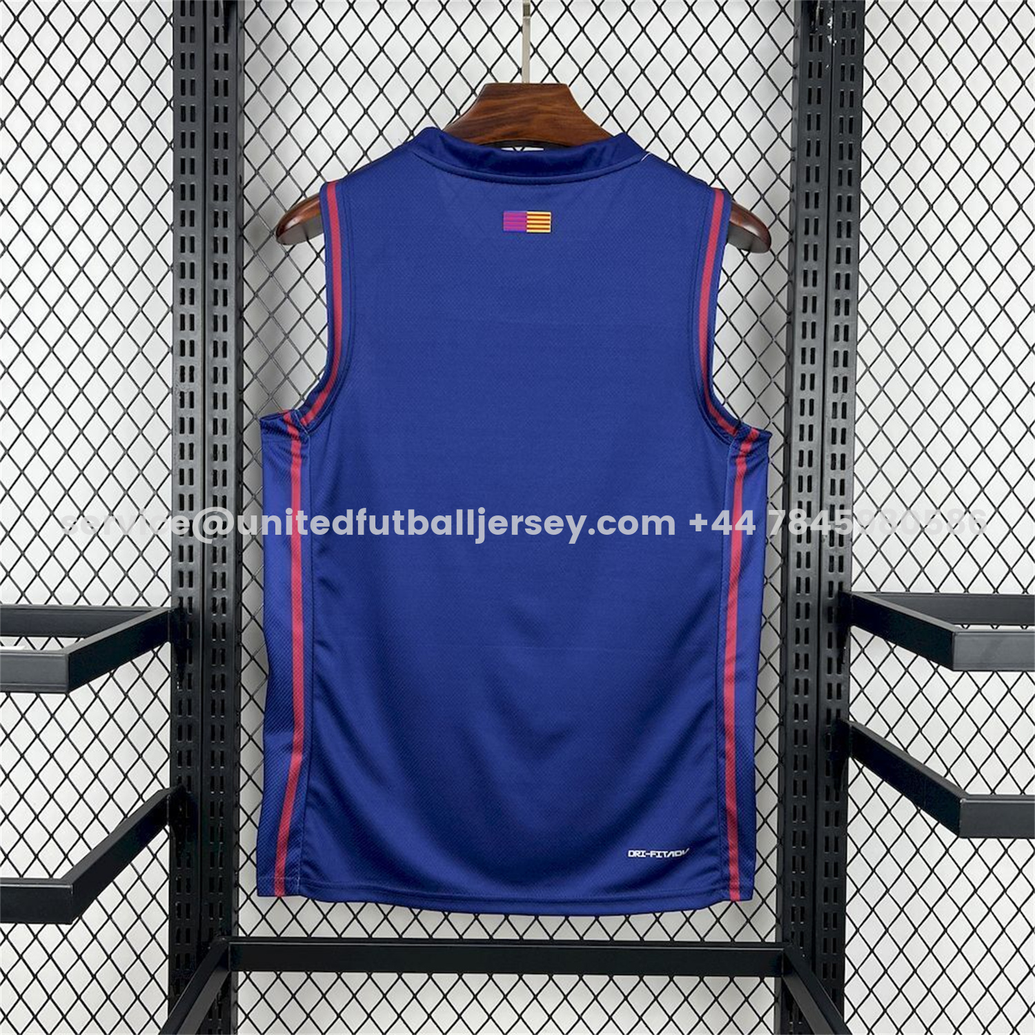 unitedfutballjersey-Barcelona 25-26 Blue And Red Basketball Training Vest - Fans Version