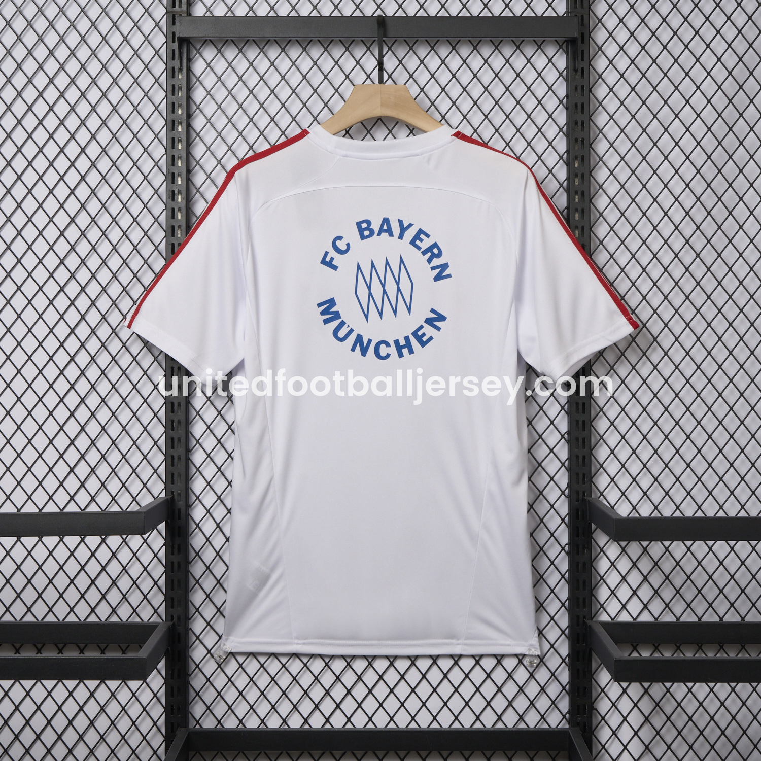 unitedfutballjersey-Bayern Munich 25-26 Urban Purist Throwback White Jersey - Fans Version