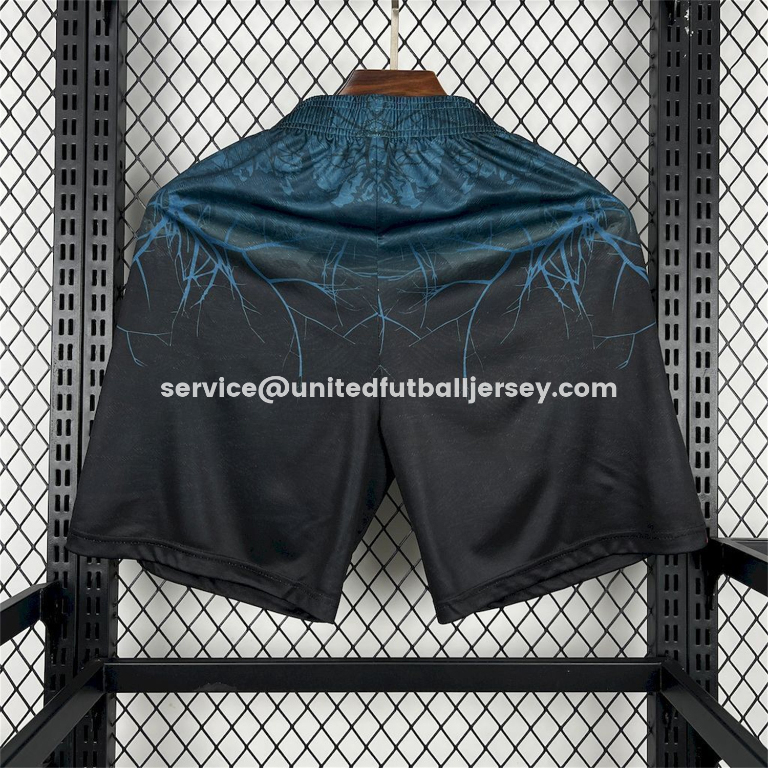 unitedfutballjersey-Napoli 25-26 Halloween Black Shorts - Fans Version