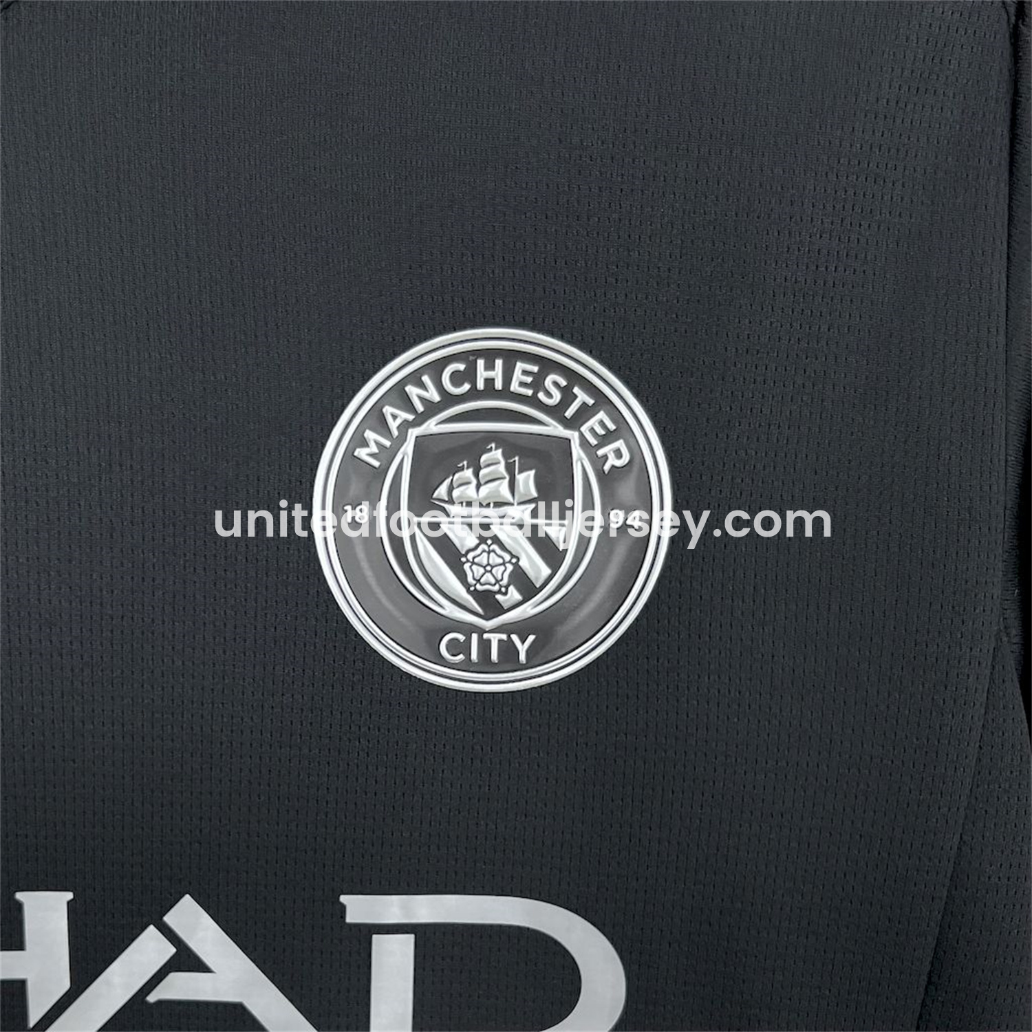 unitedfutballjersey-Manchester City 25-26 Away Black Jersey - Fans Version