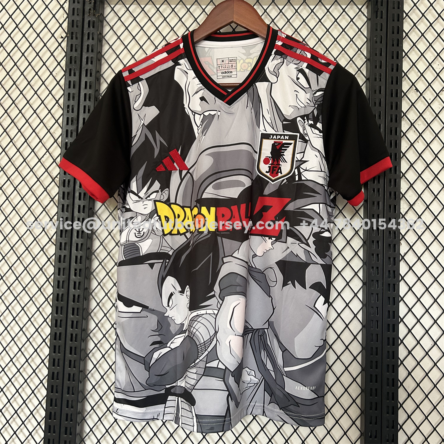 unitedfutballjersey-Japan 25-26 Dragon Ball Z Vegeta And Goku White Special Jersey - Fans Version