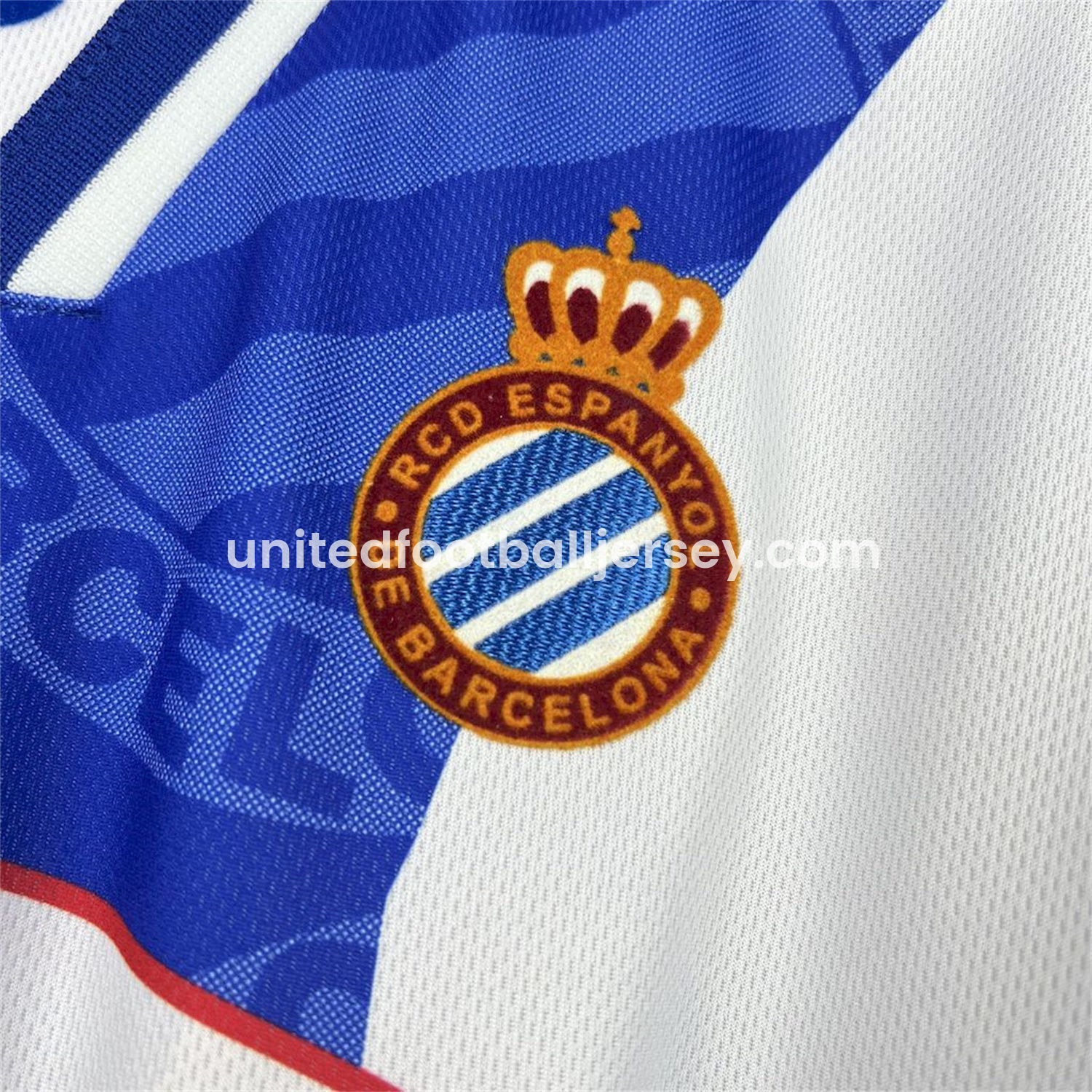 unitedfutballjersey-Retro RCD Espanyol 1999-00 Home Jersey