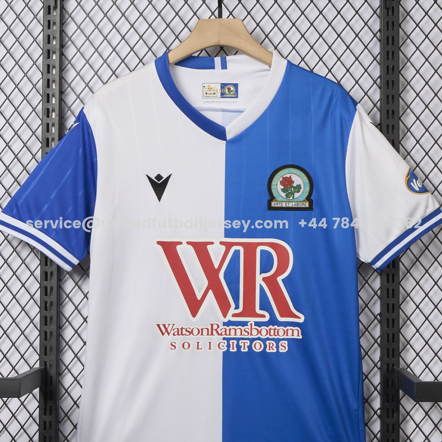 unitedfutballjersey-Blackburn Rovers 25-26 Home 150th Anniversary Jersey - Fans Version
