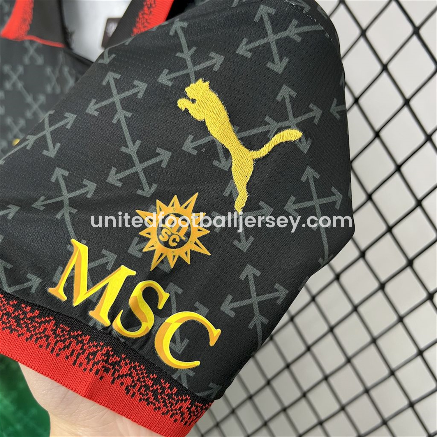 unitedfutballjersey-AC Milan 24-25 Fourth “Diavoli” Special Edition Kids Kit