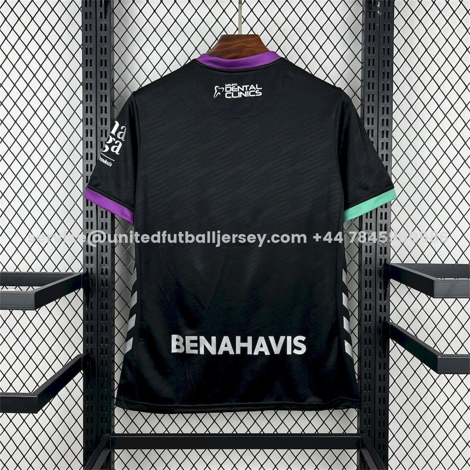 unitedfutballjersey-Malaga 25-26 Away Black Jersey - Fans Version