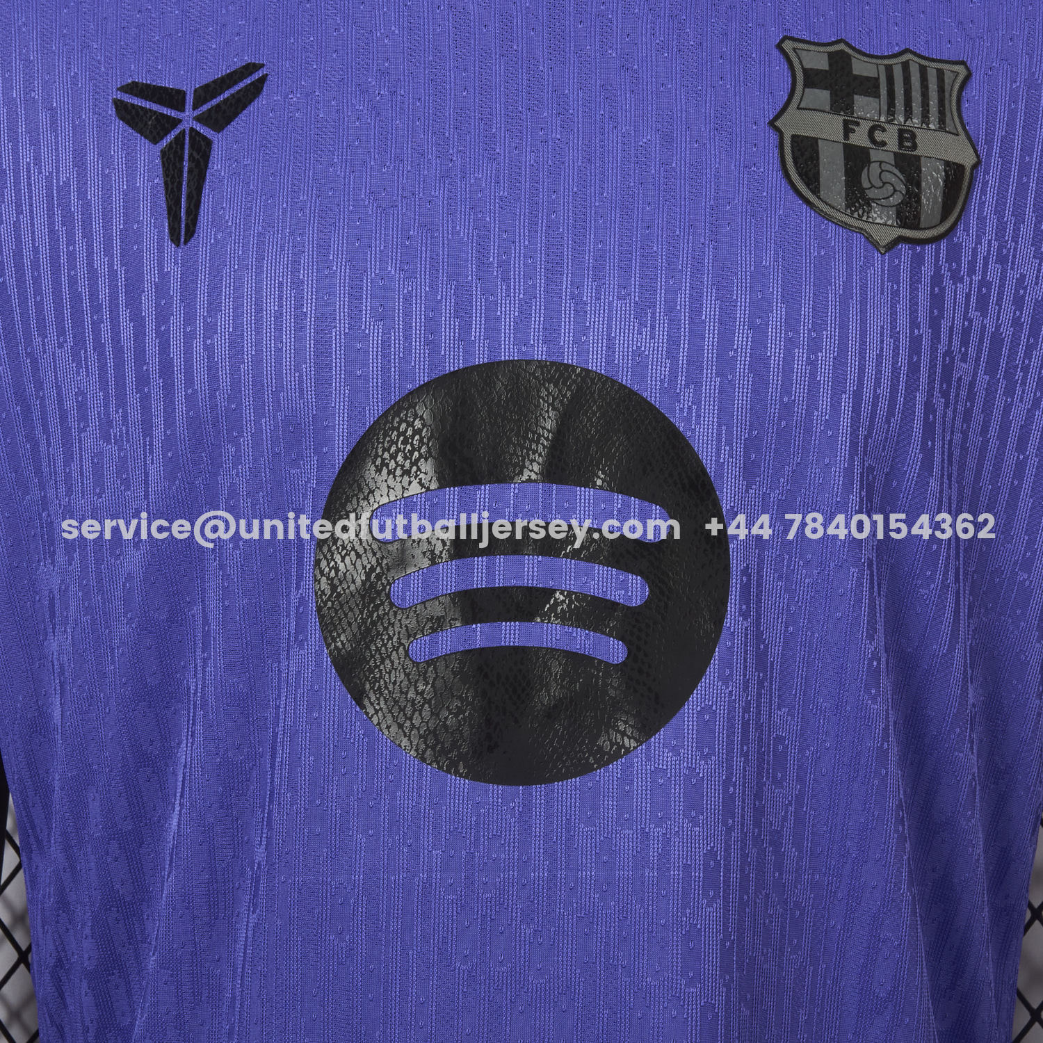 unitedfutballjersey-Barcelona X KB 25-26 Purple Special Jersey - Player Version