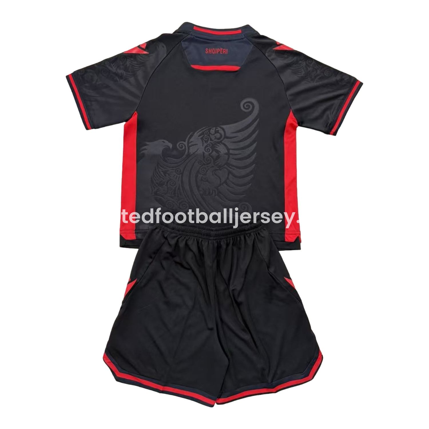 unitedfutballjersey-Albania 25-26 Third Kids Kit