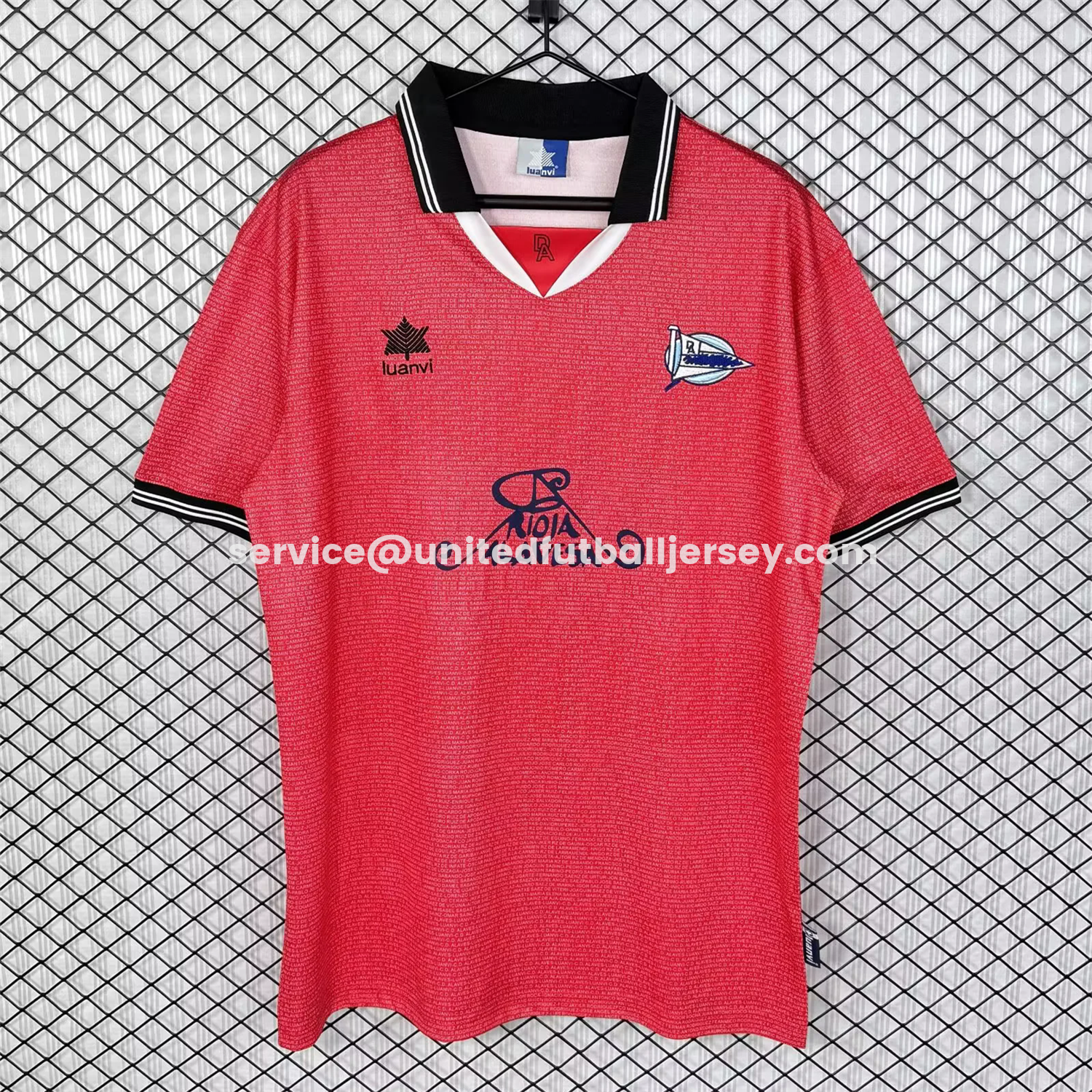 unitedfutballjersey-Retro Deportivo Alavés 2000-01 UEFA Cup Away Jersey
