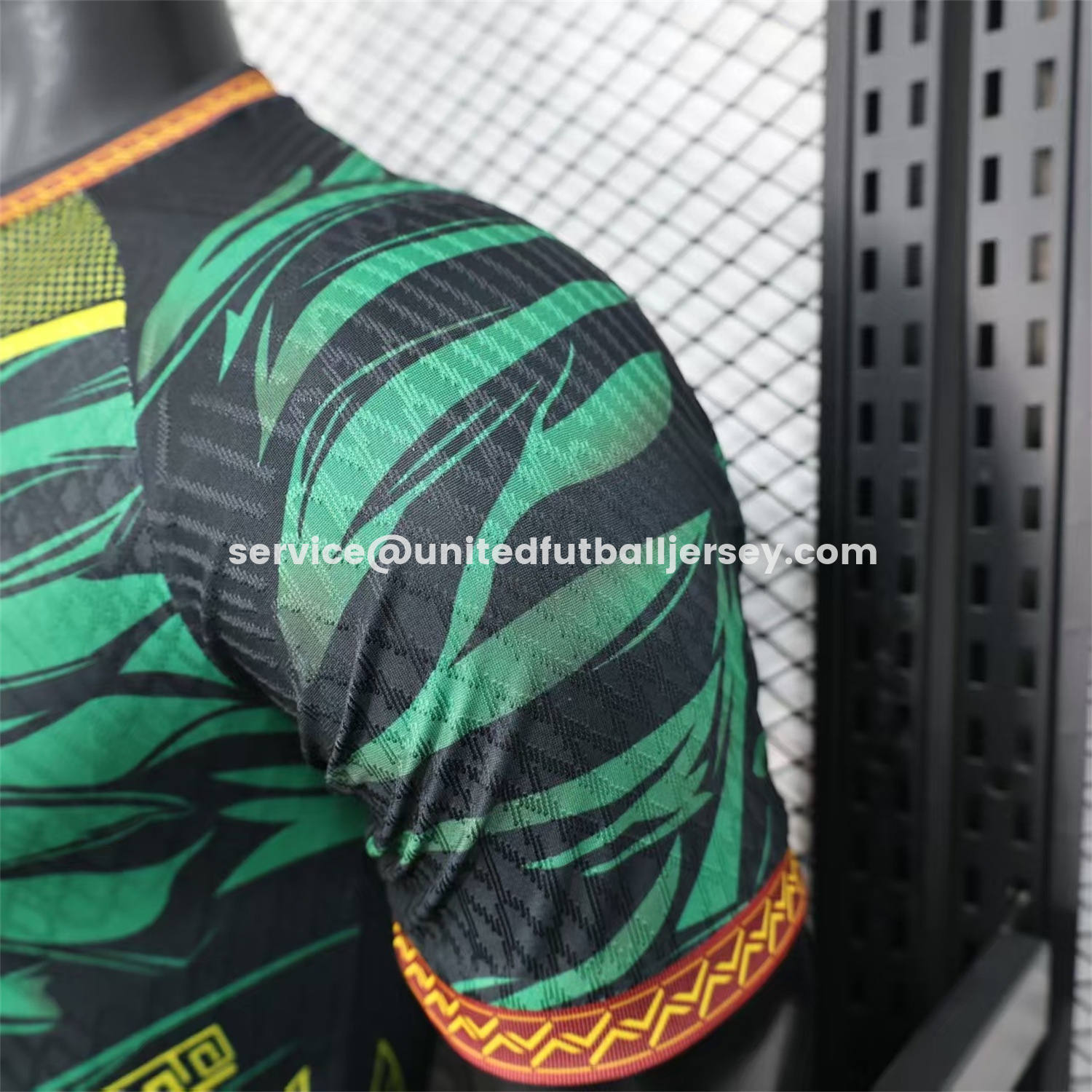 unitedfutballjersey-Mali 2026 Eagle Black Green Jersey - Player Version