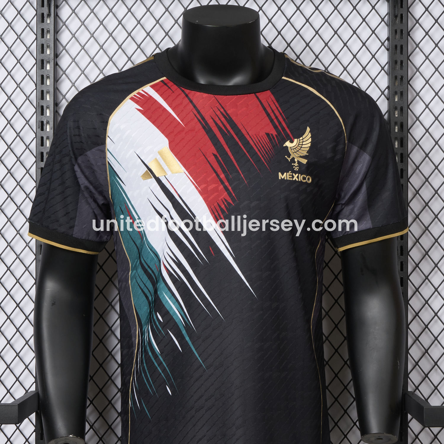 unitedfutballjersey-Mexico 2025 Colorful Black Special Edition Jersey - Player Version