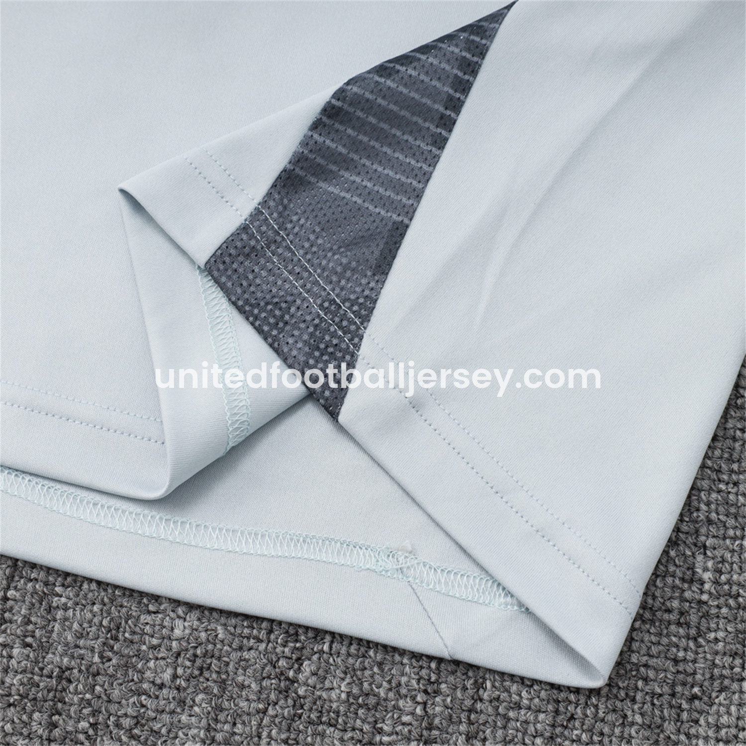 unitedfutballjersey-Benfica 25-26 POLO Short-Sleeve Training Set - Grey Top and Deep Grey Pants