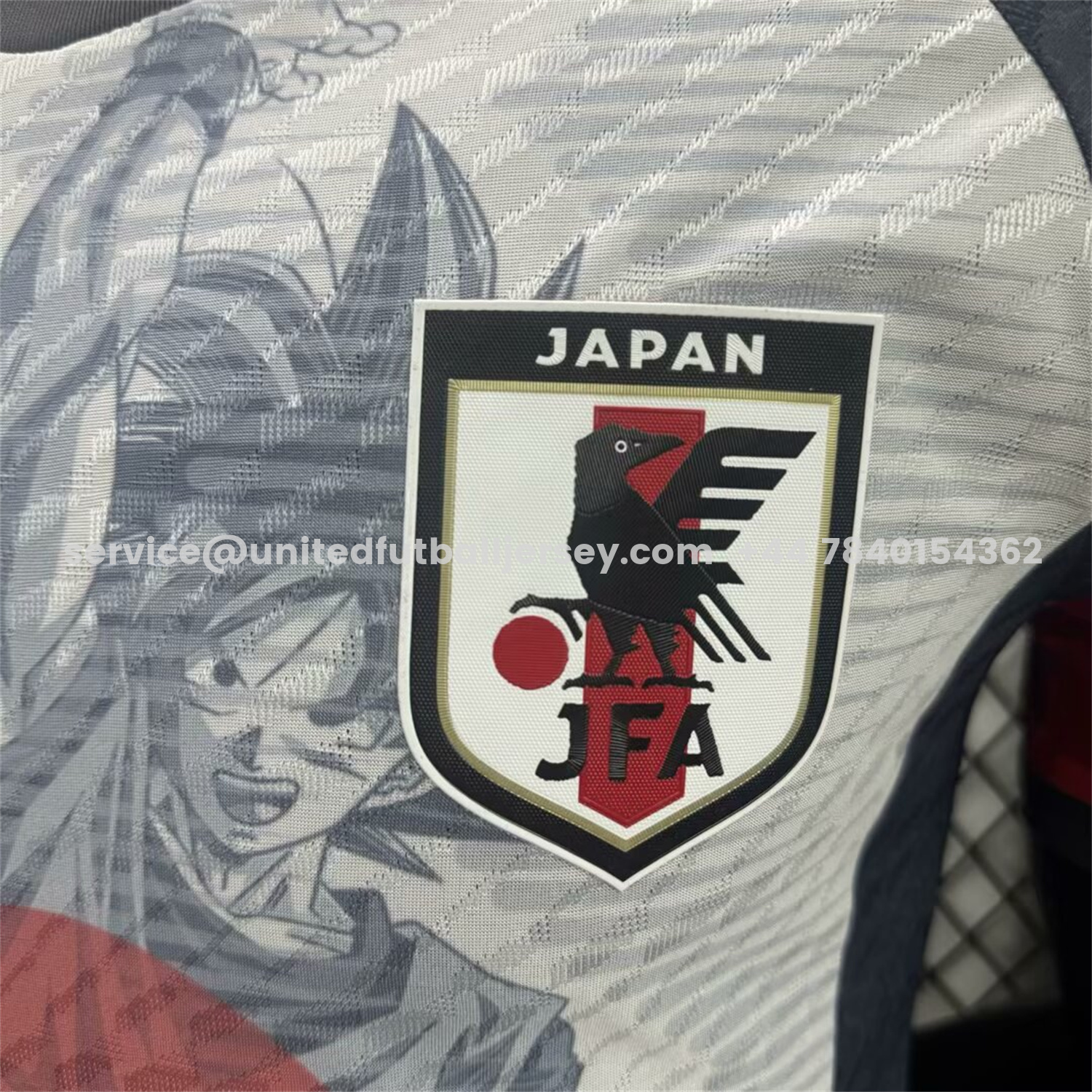 unitedfutballjersey-Japan 25-26 Dragon Ball Goku Sketch White & Red Special Jersey - Player Version