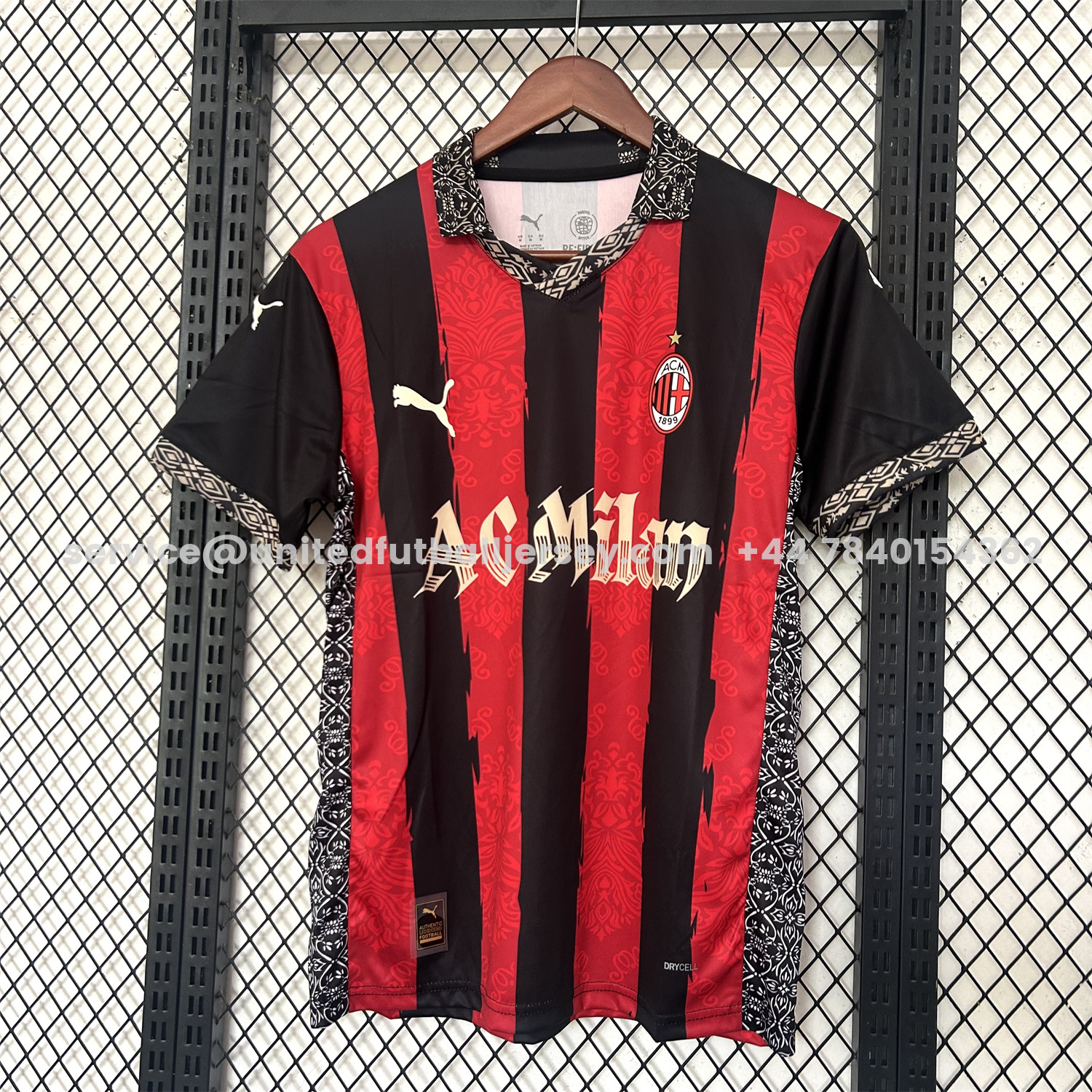 unitedfutballjersey-AC Milan 25-26 Red And Black Special Jersey - Fans Version