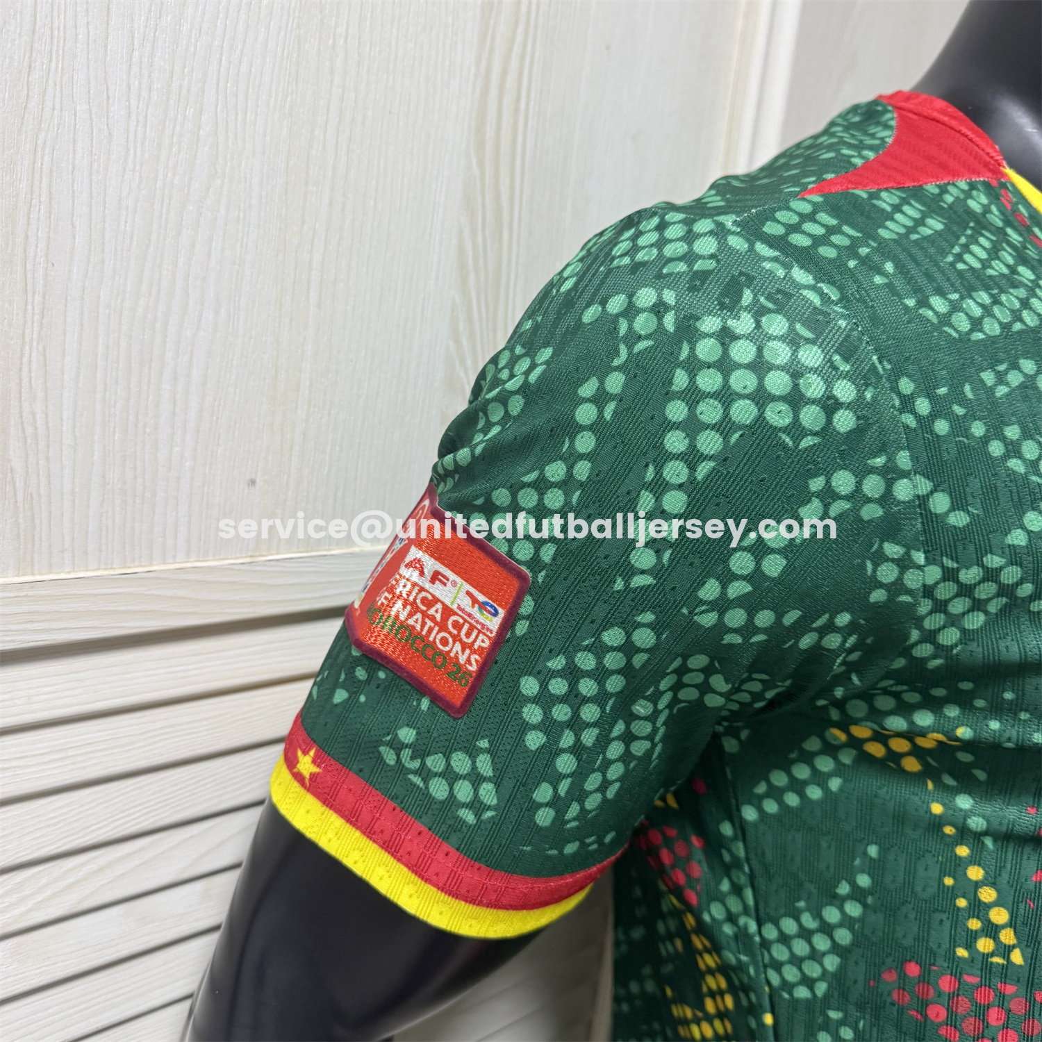 unitedfutballjersey-Cameroon 2026 Home Green Jersey - Player Version
