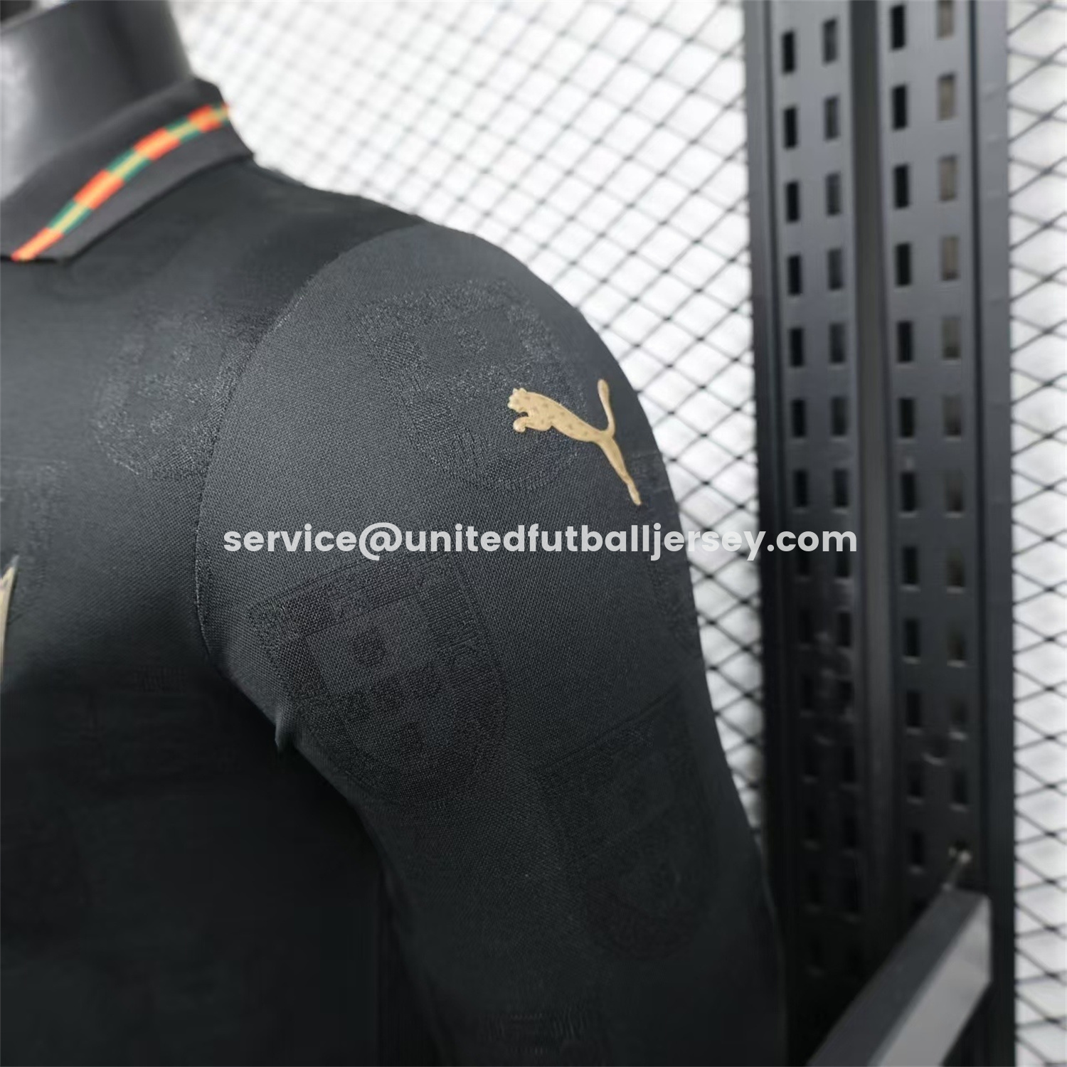 unitedfutballjersey-Portugal 2026 Away Black Long Sleeves Jersey - Player Version