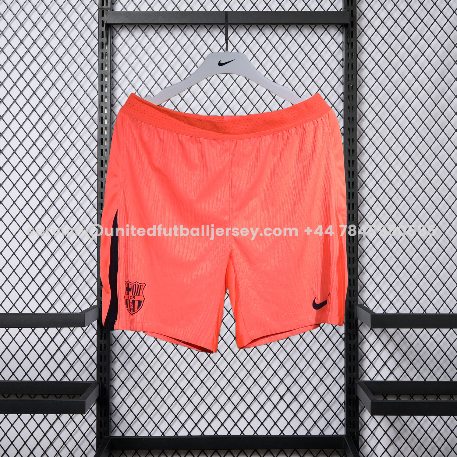 unitedfutballjersey-Barcelona 25-26 Third Orange Shorts - Player Version