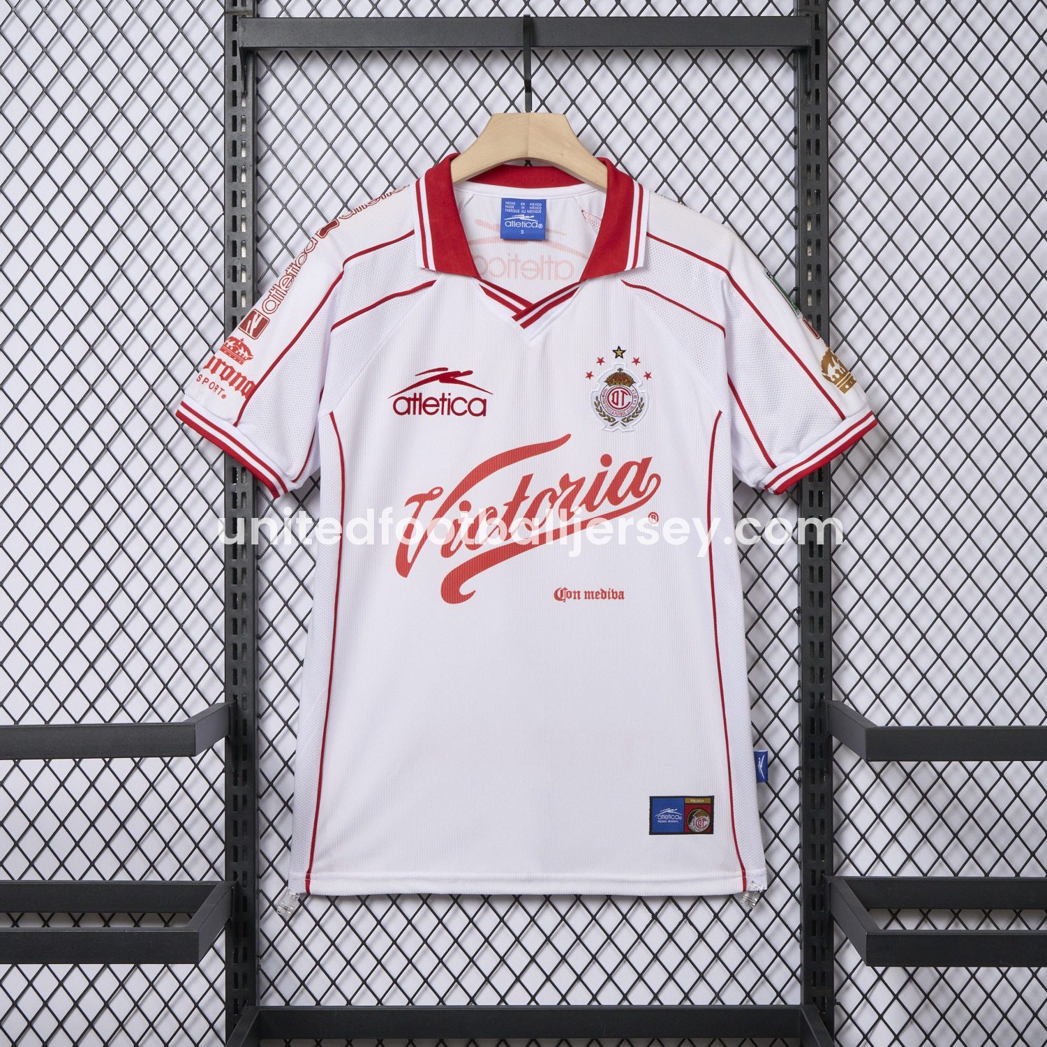 unitedfutballjersey-Retro Toluca 1999-00 Away Jersey