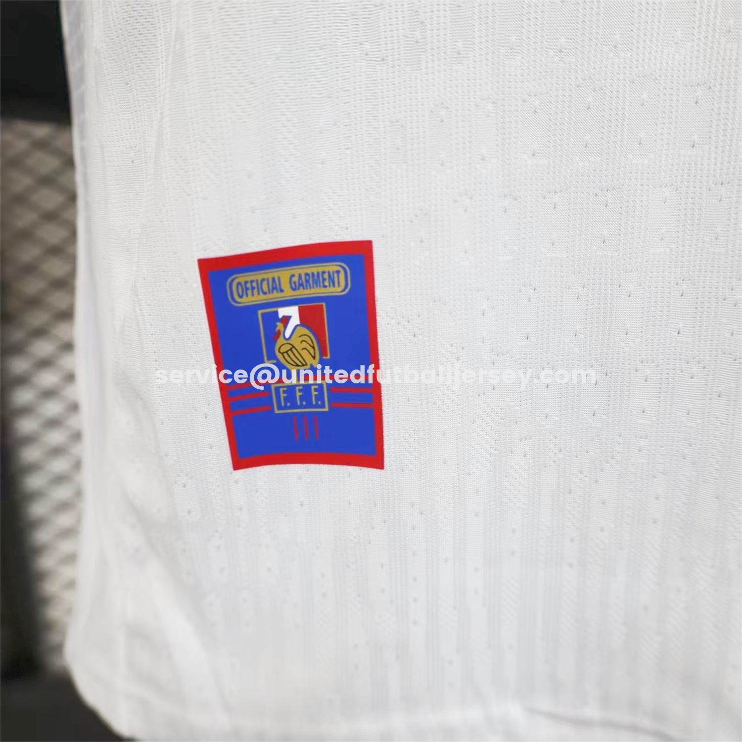 unitedfutballjersey-Retro France 1998 Away White Jersey - Player Version