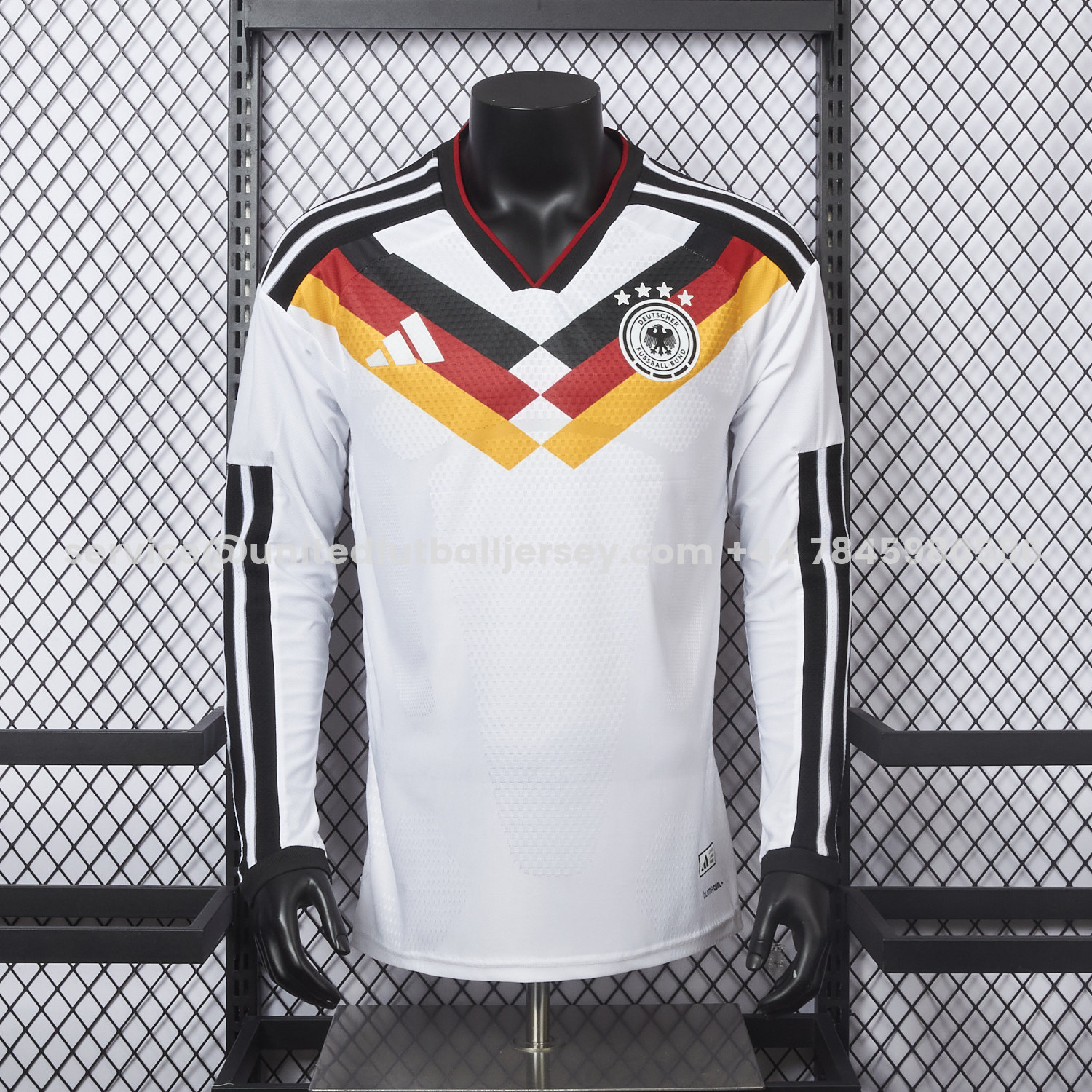 unitedfutballjersey-Germany 2026 Home Long Sleeves Jersey - Player Version