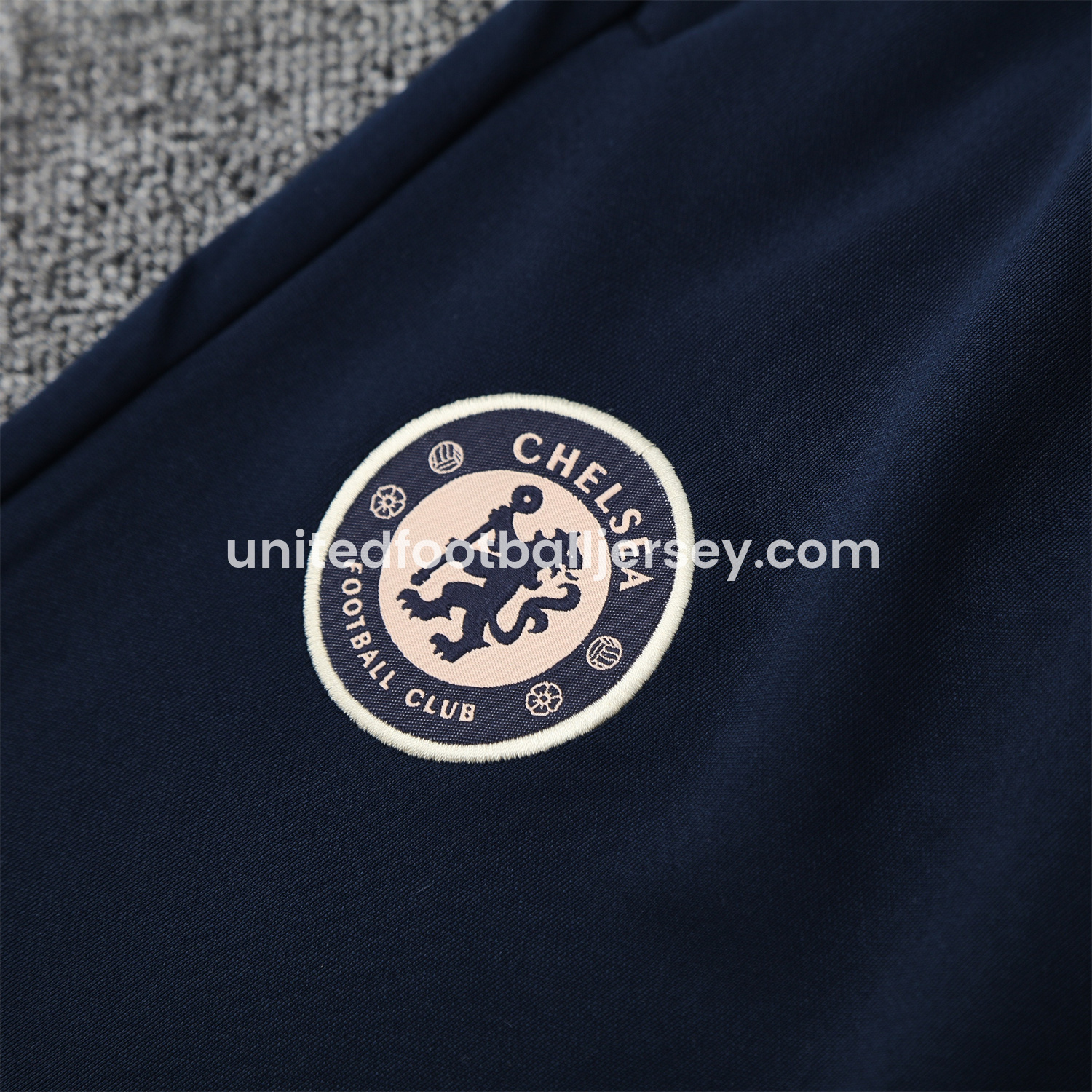 unitedfutballjersey-C.H.E.L.S.E.A 25-26 Traning Hoodie Set - Pink With Royal Blue