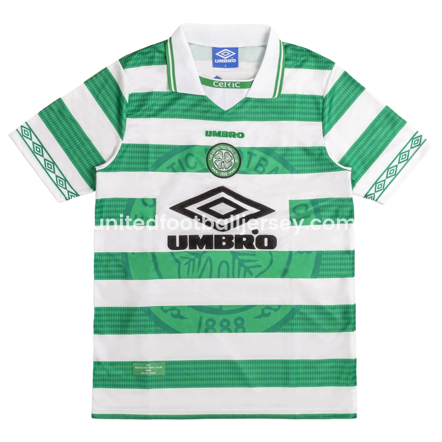 unitedfutballjersey-Retro Celtic 1997-99 Home Jersey