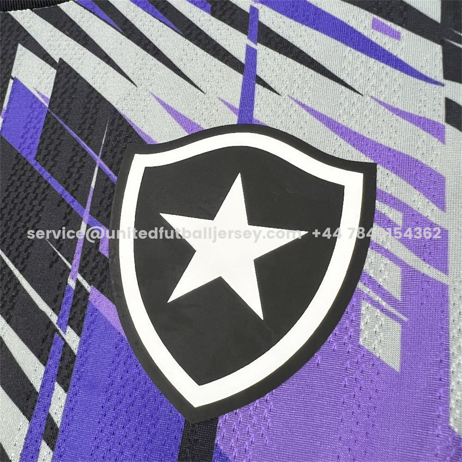 unitedfutballjersey-Botafogo 25-26 Purple Pre-Match Jersey - Fans Version