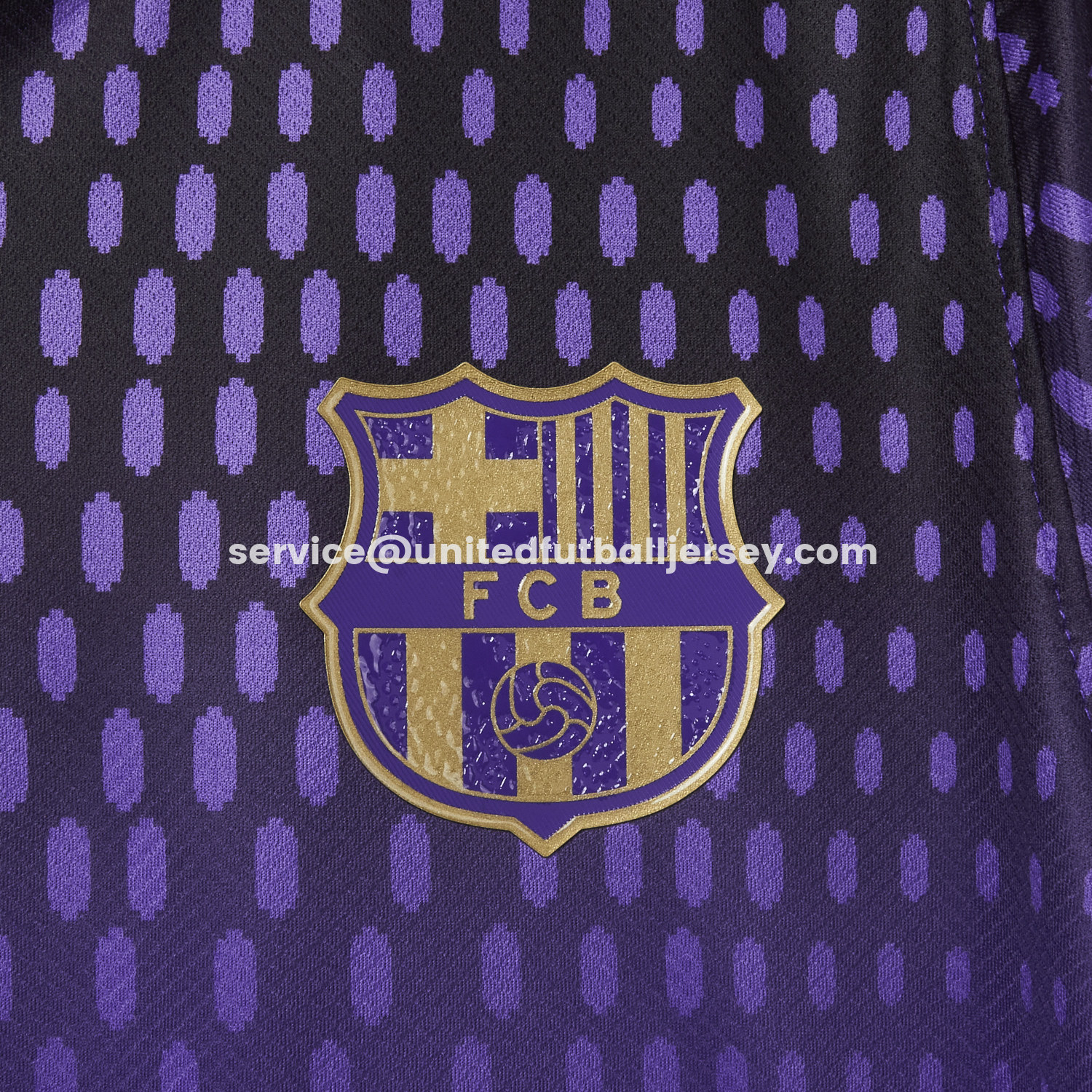 unitedfutballjersey-Barcelona 26-27 Away Purple-Black Gradient Jersey - Fans Version
