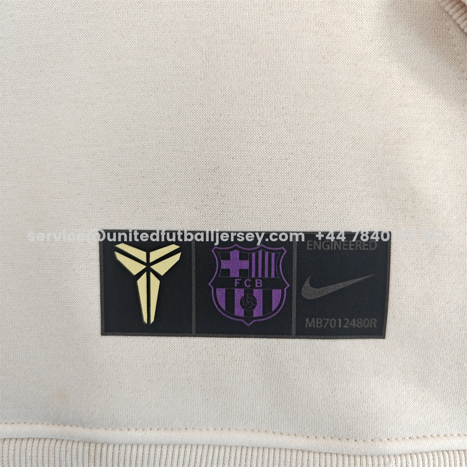 unitedfutballjersey-Barcelona 25-26 KB Logo Unisex Pullover Hoodie