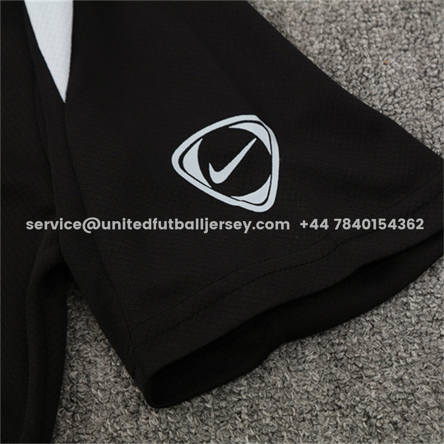 unitedfutballjersey-C.H.E.L.S.E.A 25-26 Short-Sleeve Training Set - Black Top & Black Shorts