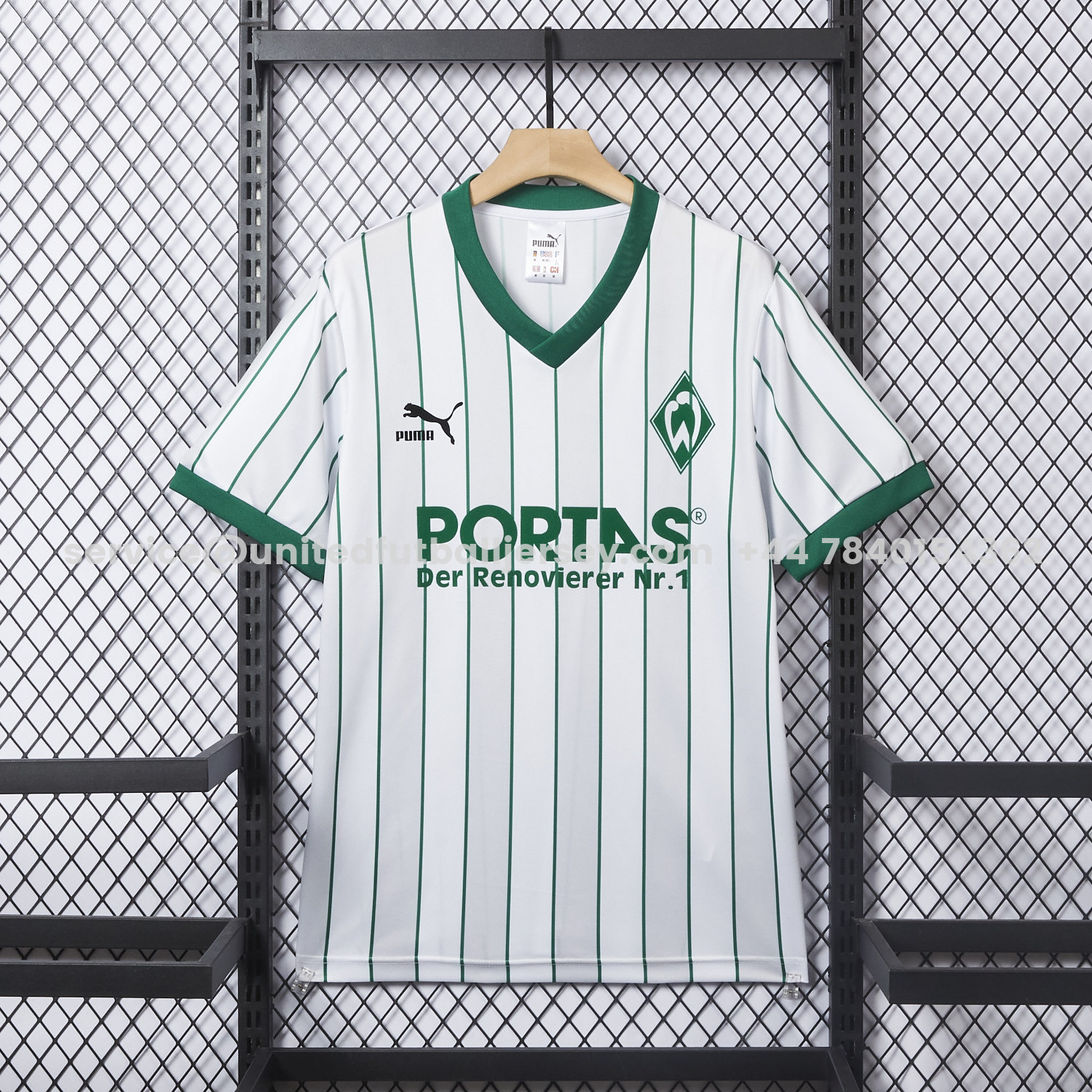 unitedfutballjersey-Retro Werder Bremen 1987-88 Home Jersey